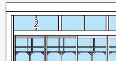 photo_GM店看板建築 窓枠セット