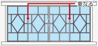 photo_GM店看板建築 窓枠セット