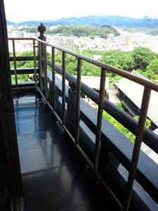 photo_高知城天守の廻縁と高欄